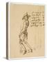 Caricature of a Young Soldier, 1809-null-Stretched Canvas