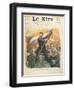 Caricature of Alexander Kerensky (1881-1970), Cover of the French Magazine 'Le Rire' 30th June 1917-Charles Leandre-Framed Giclee Print