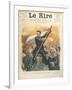 Caricature of Alexander Kerensky (1881-1970), Cover of the French Magazine 'Le Rire' 30th June 1917-Charles Leandre-Framed Giclee Print