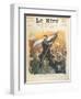 Caricature of Alexander Kerensky (1881-1970), Cover of the French Magazine 'Le Rire' 30th June 1917-Charles Leandre-Framed Premium Giclee Print