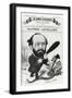 Caricature of Alfred Letellier, from 'Les Hommes D'Aujourd'Hui'-Henri Demare-Framed Giclee Print