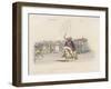 Caricature of an Elephant-Headed King Louis-Philippe Riding a Sheep-null-Framed Giclee Print