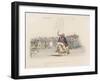 Caricature of an Elephant-Headed King Louis-Philippe Riding a Sheep-null-Framed Giclee Print