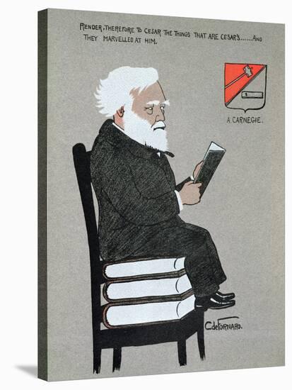 Caricature of Andrew Carnegie-Carlo De Fornaro-Stretched Canvas