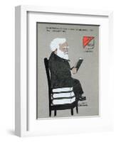 Caricature of Andrew Carnegie-Carlo De Fornaro-Framed Giclee Print