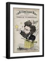 Caricature of Camille Flammarion-Stefano Bianchetti-Framed Giclee Print