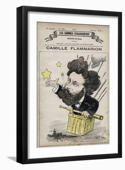 Caricature of Camille Flammarion-Stefano Bianchetti-Framed Giclee Print