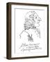 Caricature of Composer Antonio Vivaldi, 1723-Pier Leone Ghezzi-Framed Giclee Print