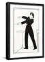 Caricature of Conductor Serge Koussevitzky-null-Framed Giclee Print