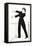 Caricature of Conductor Serge Koussevitzky-null-Framed Stretched Canvas