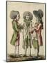 Caricature of English Novelists Speaking of Taking of Grenada on July 4, 1779-null-Mounted Giclee Print