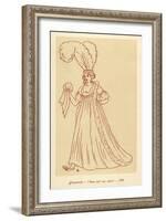 Caricature of Fashion 1794 Shepherds, I Have Lost My Waist-John Ashton-Framed Art Print