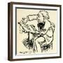 Caricature of FAURÉ from-Daniel de Losques-Framed Giclee Print