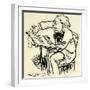 Caricature of FAURÉ from-Daniel de Losques-Framed Giclee Print