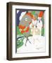 Caricature of Flappers Wearing Furs, C.1920-Ralph Barton-Framed Giclee Print