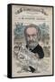 Caricature of French Social Reformer Andre Godin-Stefano Bianchetti-Framed Stretched Canvas