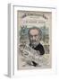 Caricature of French Social Reformer Andre Godin-Stefano Bianchetti-Framed Giclee Print