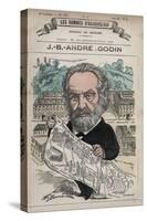 Caricature of French Social Reformer Andre Godin-Stefano Bianchetti-Stretched Canvas