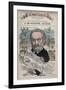 Caricature of French Social Reformer Andre Godin-Stefano Bianchetti-Framed Giclee Print