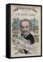 Caricature of French Social Reformer Andre Godin-Stefano Bianchetti-Framed Stretched Canvas