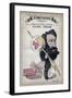 Caricature of French Writerjules Verne-Stefano Bianchetti-Framed Giclee Print