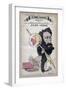 Caricature of French Writerjules Verne-Stefano Bianchetti-Framed Giclee Print