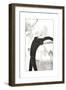 Caricature of George Bernard Shaw-null-Framed Giclee Print