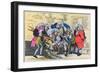 Caricature of Georgian Surgeons at Work, 1793-Thomas Rowlandson-Framed Giclee Print