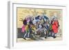 Caricature of Georgian Surgeons at Work, 1793-Thomas Rowlandson-Framed Giclee Print