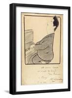 Caricature of Giacomo Puccini, 1898-Leonetto Cappiello-Framed Giclee Print