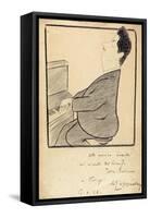 Caricature of Giacomo Puccini, 1898-Leonetto Cappiello-Framed Stretched Canvas