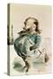 Caricature of Gustave Courbet-Dupendant-Stretched Canvas