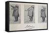 Caricature of Johannes Brahms-null-Framed Stretched Canvas