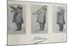 Caricature of Johannes Brahms-null-Mounted Giclee Print