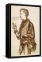 Caricature of John Everett Millais, C.1851-53 (Pen & Ink and Wash on Paper)-Dante Gabriel Charles Rossetti-Framed Stretched Canvas