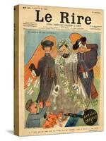 Caricature of Joseph Reinach, from the Front Cover of 'Le Rire', 28th May 1898-Sibylle-Gabrielle de Riquetti de Mirabeau-Stretched Canvas