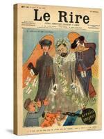 Caricature of Joseph Reinach, from the Front Cover of 'Le Rire', 28th May 1898-Sibylle-Gabrielle de Riquetti de Mirabeau-Stretched Canvas