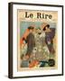 Caricature of Joseph Reinach, from the Front Cover of 'Le Rire', 28th May 1898-Sibylle-Gabrielle de Riquetti de Mirabeau-Framed Giclee Print