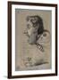 Caricature of Jules Didier (Butterfly Man), C.1858-Claude Monet-Framed Giclee Print