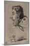Caricature of Jules Didier (Butterfly Man), C.1858-Claude Monet-Mounted Giclee Print