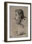 Caricature of Jules Didier (Butterfly Man), C.1858-Claude Monet-Framed Giclee Print