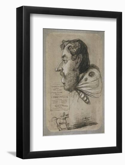 Caricature of Jules Didier-Claude Monet-Framed Premium Giclee Print