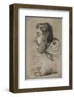 Caricature of Jules Didier-Claude Monet-Framed Premium Giclee Print