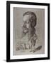 Caricature of Léon Manchon, c.1858-Claude Monet-Framed Giclee Print