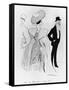 Caricature of Leopold II and Cleo De Merode-Leonetto Cappiello-Framed Stretched Canvas