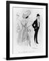 Caricature of Leopold II and Cleo De Merode-Leonetto Cappiello-Framed Giclee Print