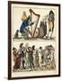 Caricature of Modern Ossian and of Street Singers, 1806-Francois Pompon-Framed Giclee Print