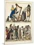 Caricature of Modern Ossian and of Street Singers, 1806-Francois Pompon-Mounted Giclee Print