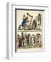 Caricature of Modern Ossian and of Street Singers, 1806-Francois Pompon-Framed Premium Giclee Print