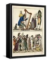 Caricature of Modern Ossian and of Street Singers, 1806-Francois Pompon-Framed Stretched Canvas